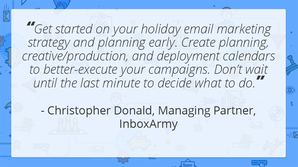 holiday email marketing