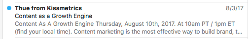 email subject lines