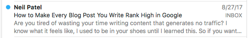 email subject lines