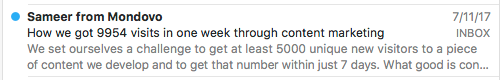 email subject lines