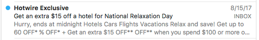 email subject lines