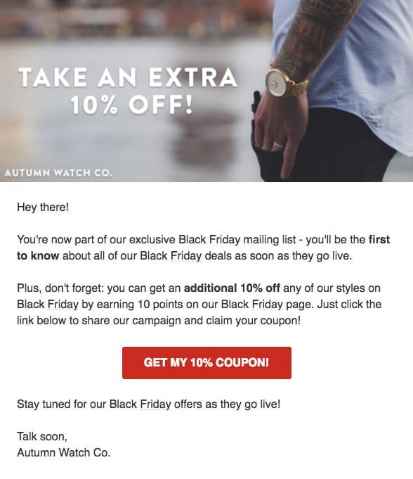 black friday marketing campaign