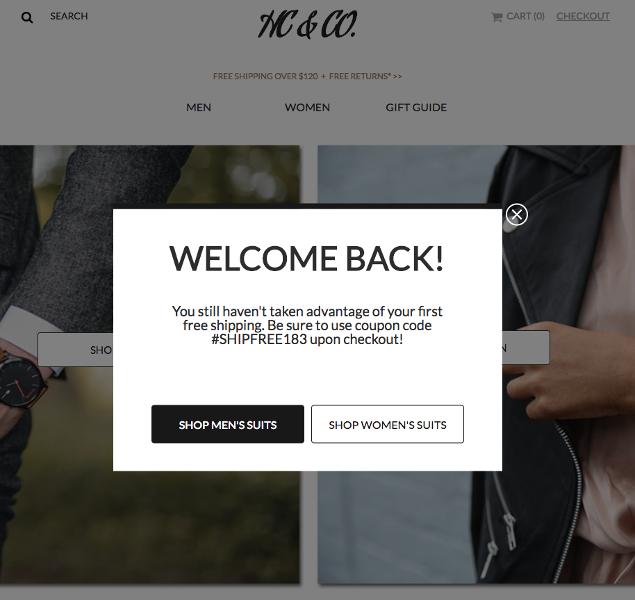 popup use cases