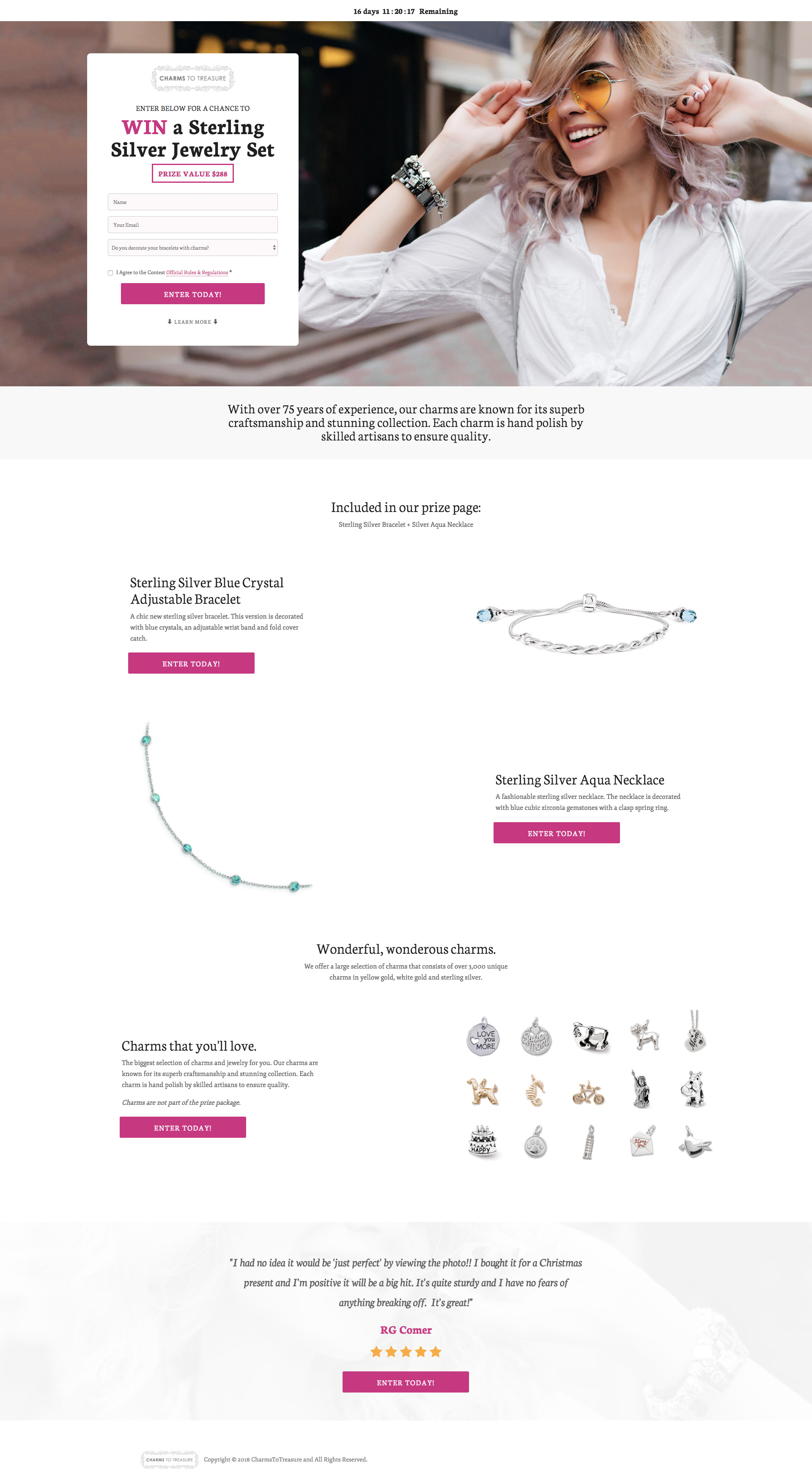 Sweepstakes example 1