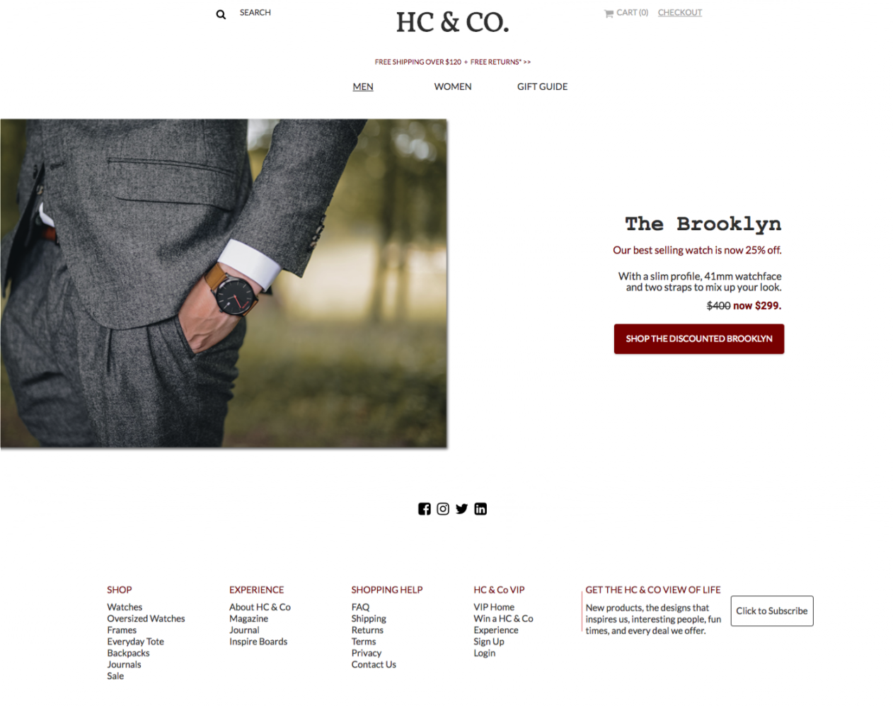 what is a landing page - A Product Landing Page example
