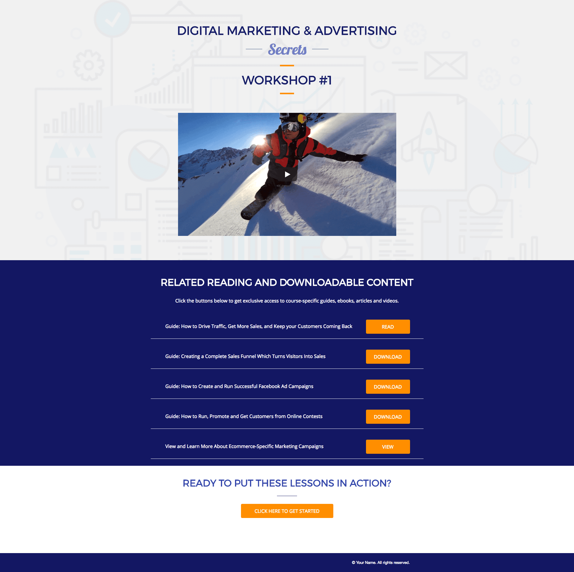 create an online course