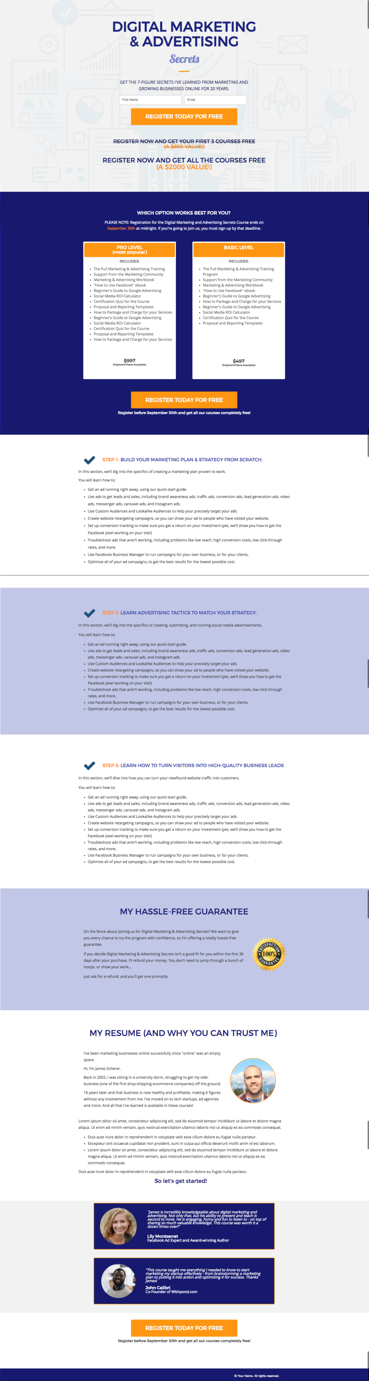 create an online course