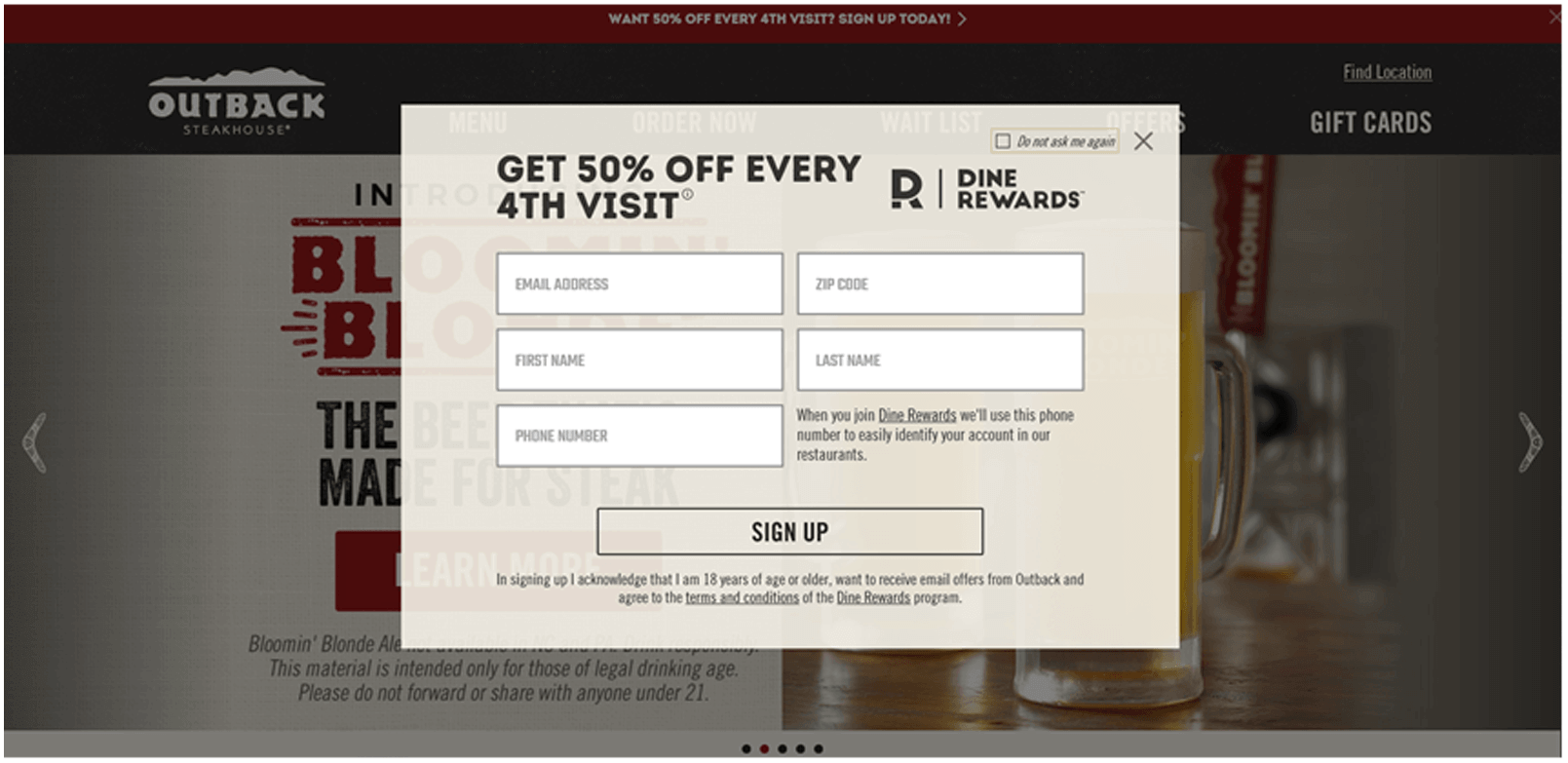restaurant email marketing
