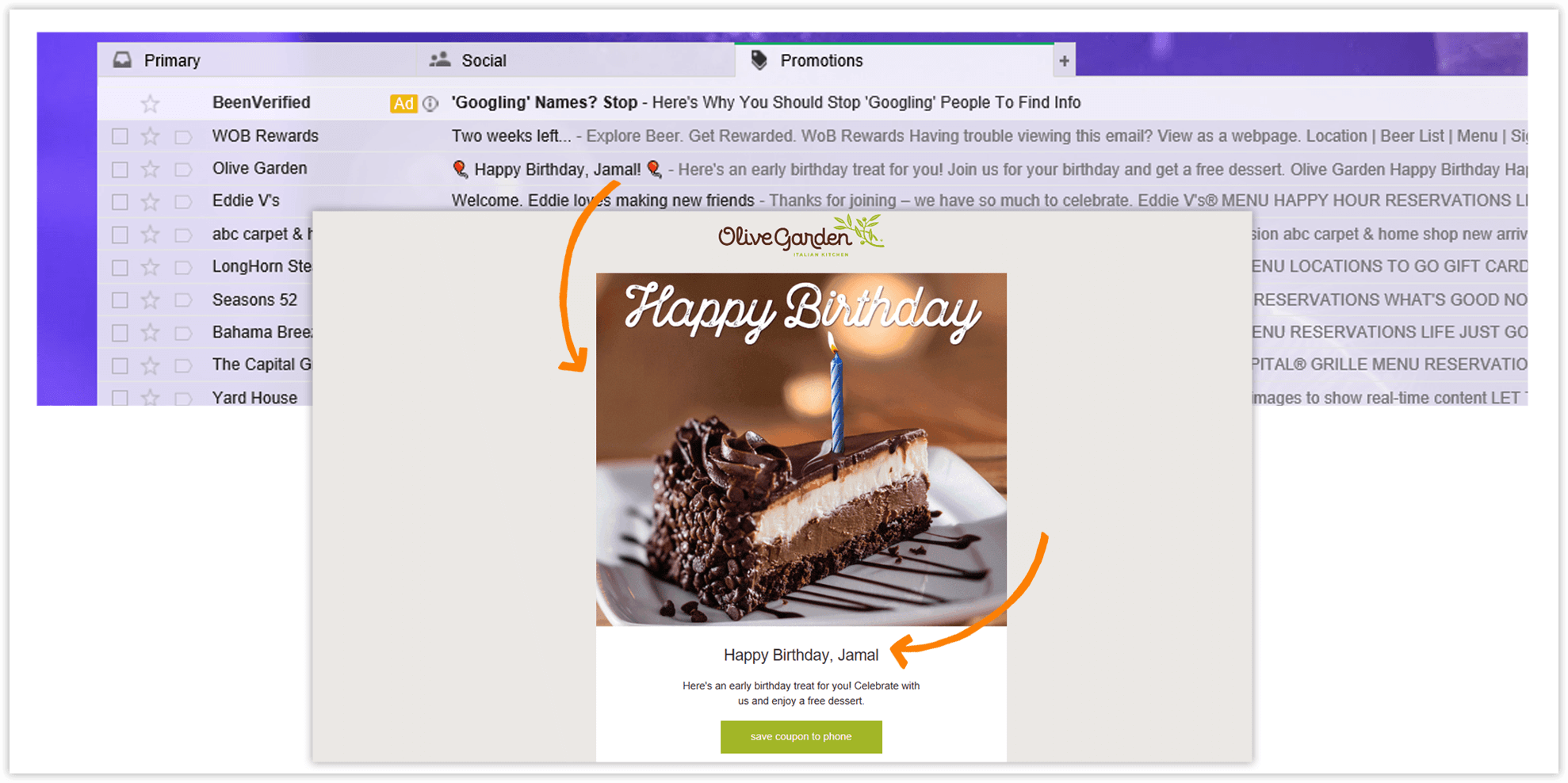 restaurant email marketing