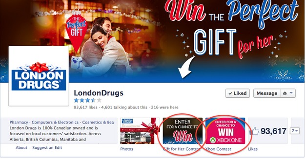 Email Lead Generation Technique: London Drugs Contest