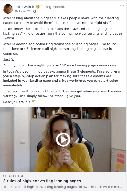 facebook post best practices