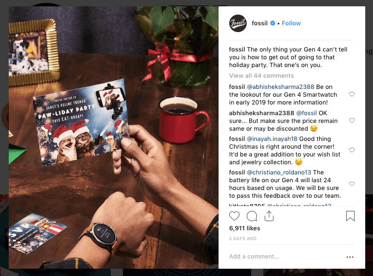 holiday instagram marketing