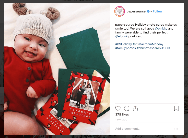 holiday instagram marketing