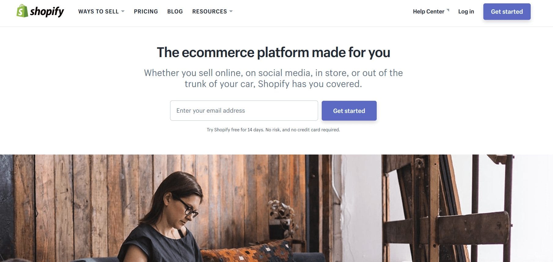 Make Your First Ecommerce Sale: Shopify website
