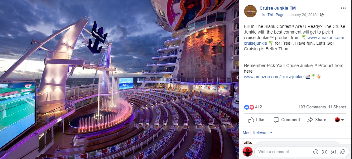Cruise Junkie photo caption contest