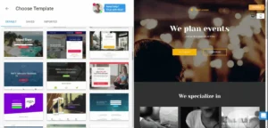 landing page gallery