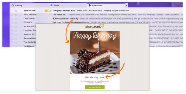 restaurant email marketing