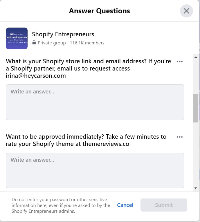 Shopify Entrepreneurs