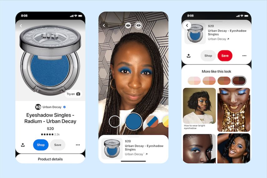 Pinterest Try On Feature