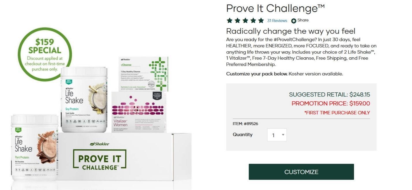 Shaklee Bundle