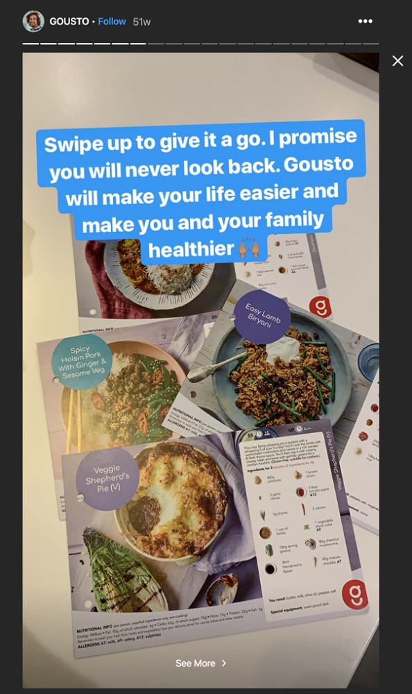 Gousto Influencer Recipe
