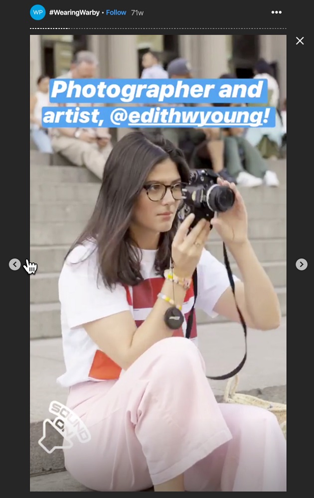 Warby Parker User-Generated Content