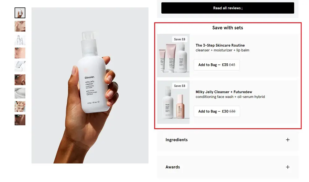 Glossier Cross-Sell