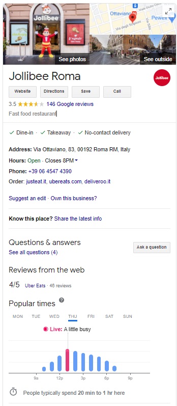 Google My Business Listing