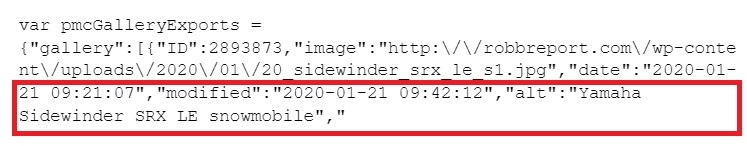Yamaha Sidewinder Alt Tag HTML