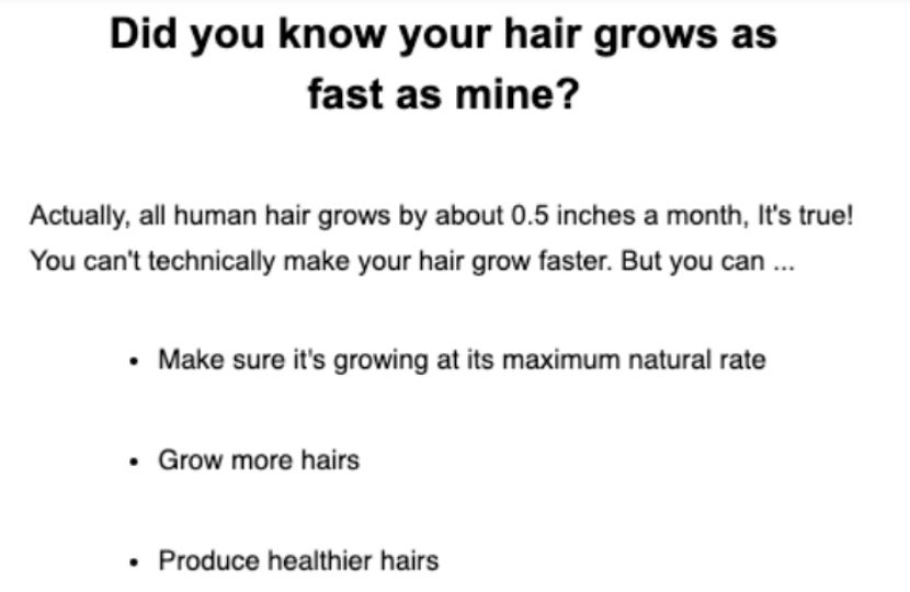 Beardbrand email marketing