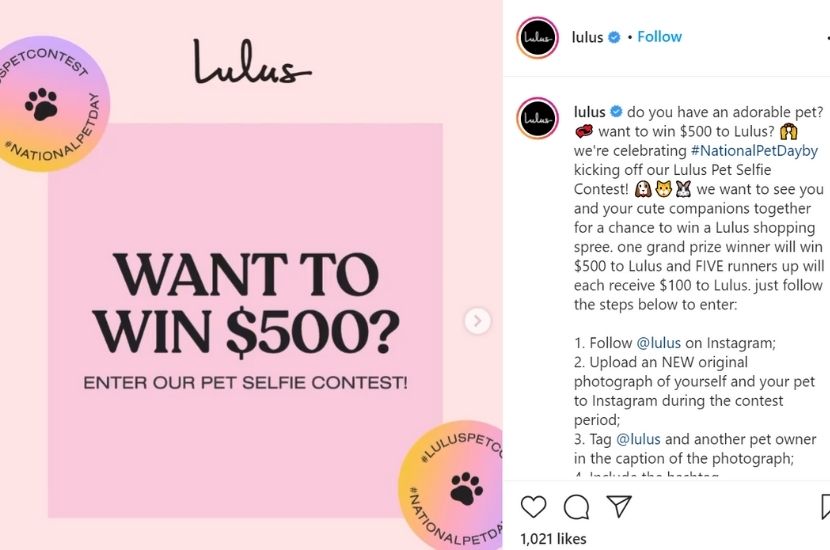 Lulus contest