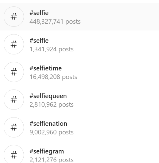#selfie