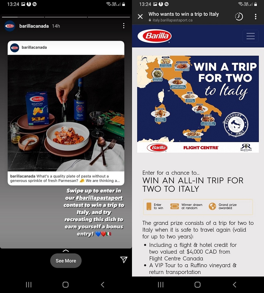Barilla Contest