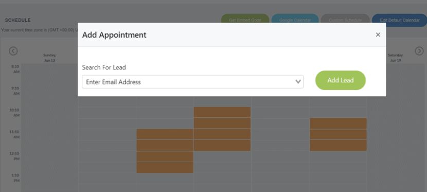 appointments feature