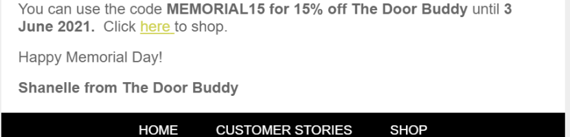 email greeting