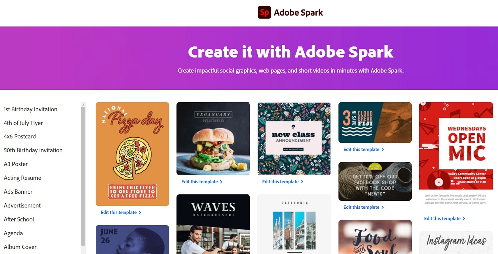 Adobe Spark