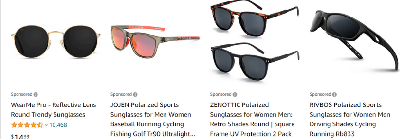 Amazon sponsored products