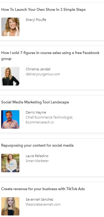 Engaging Topics