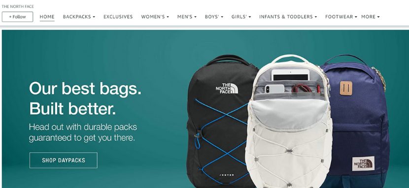 The North Face Amazon store