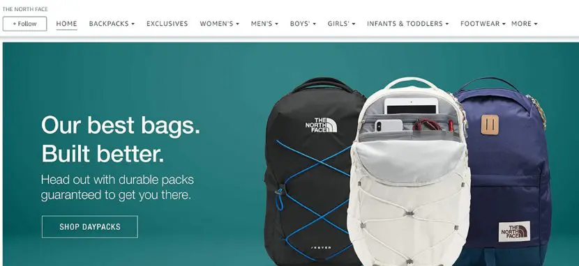 The North Face Amazon store