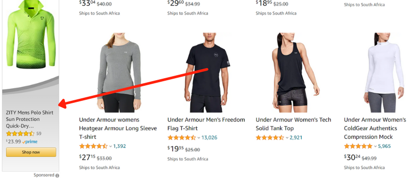 Amazon ad