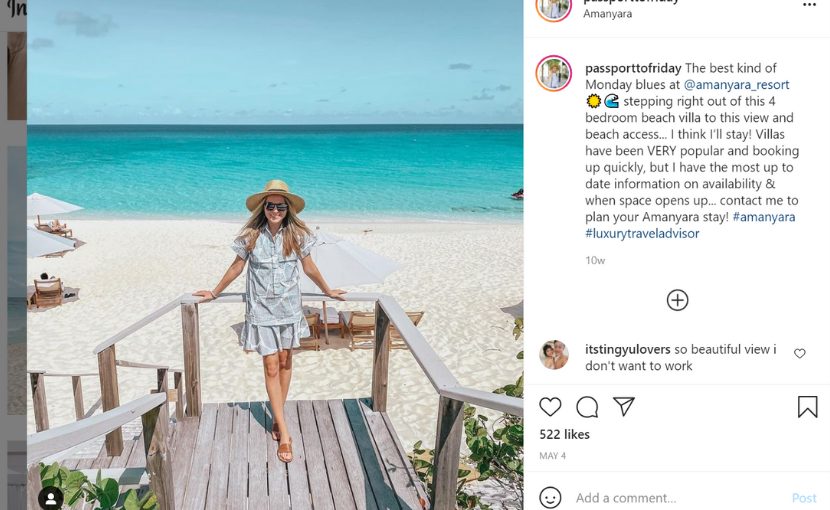 Instagram influencer