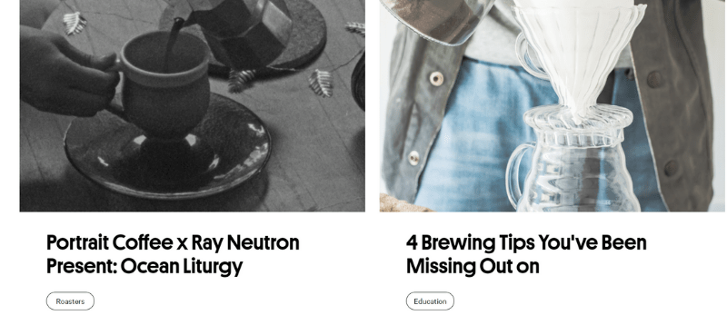 coffee blog