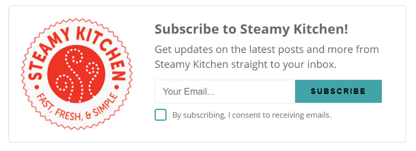 Email subscription