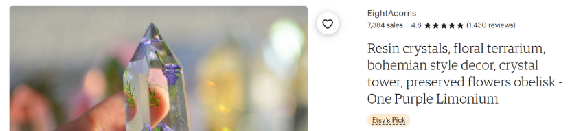 Etsy product description