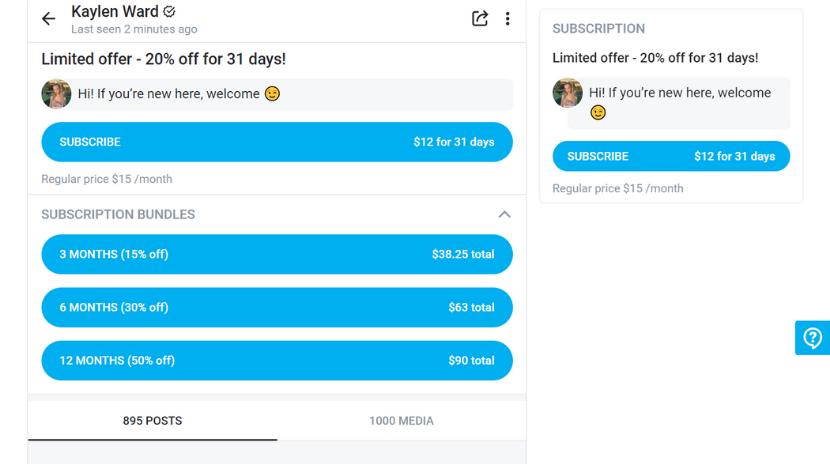 Kaylen Ward OnlyFans