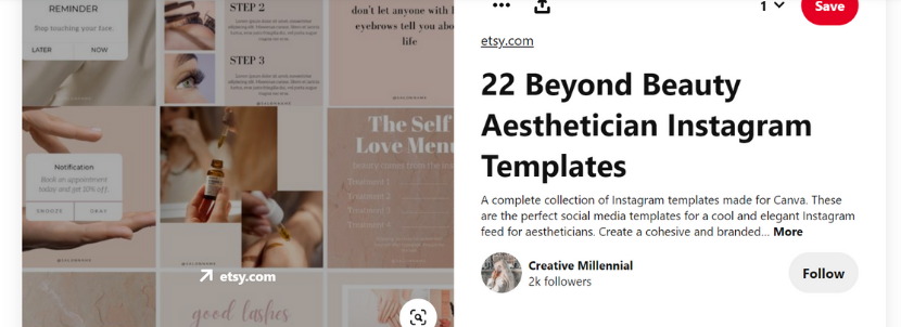 Pinterest for Etsy
