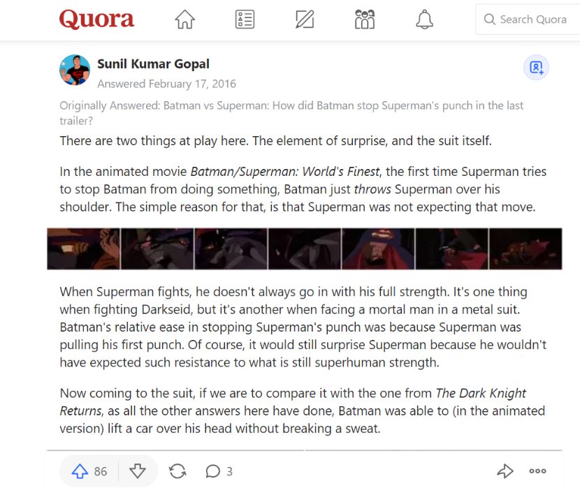 Quora question