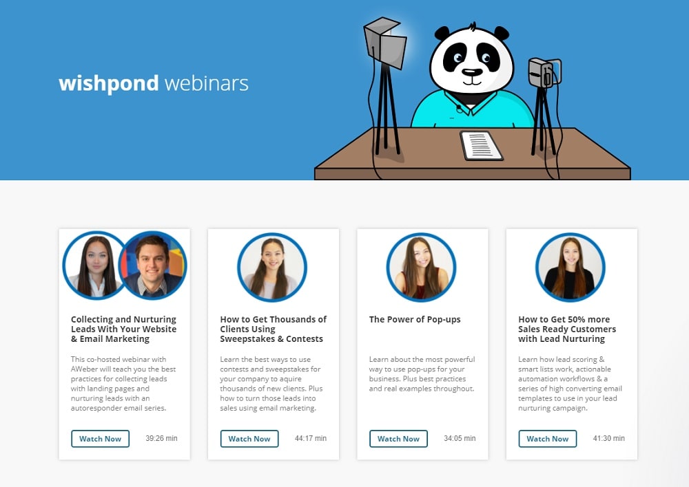 Wishpond Webinars