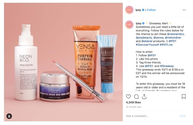 ipsy Instagram